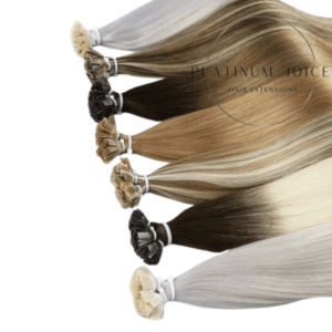 Flat Tip Extensions Premium Hair Extension Balayage Color 50g