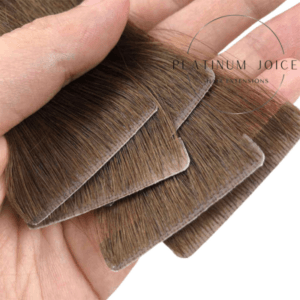 Invisible Tape In Extensions Premium Hair Solid Dark Color Extension