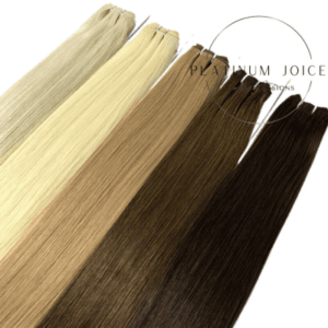 Machine Weft Premium Hair Solid Light Color Extension