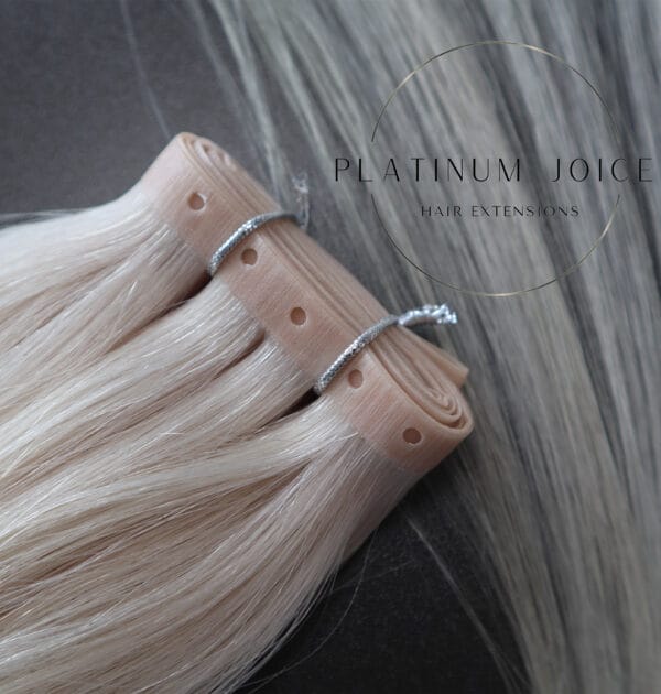 Butterfly Weft Extensions Premium Hair Solid Light Color Extension - Image 3