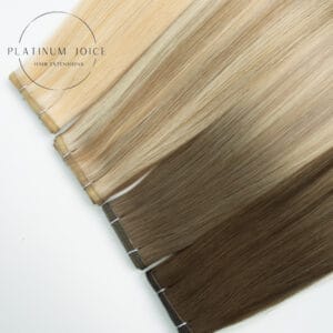 Flat Weft Extensions Premium Hair Piano Color Mix Color Extension