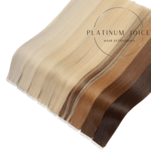 Seamless Tape In Extensions Premium Hair Solid Light Color Extension