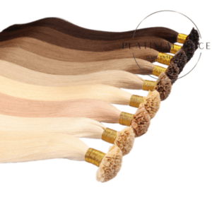 U Tip Extensions Premium Hair Extension Solid Light Color Extensions 50g