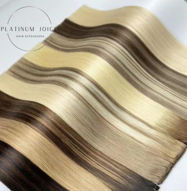 Genius Weft Premium Hair Piano Highlight Color Mix Color Extension